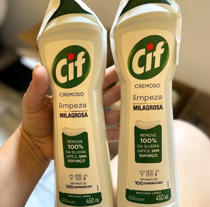 CIF Cremoso Limpreza Milagrosa Limão 450ml