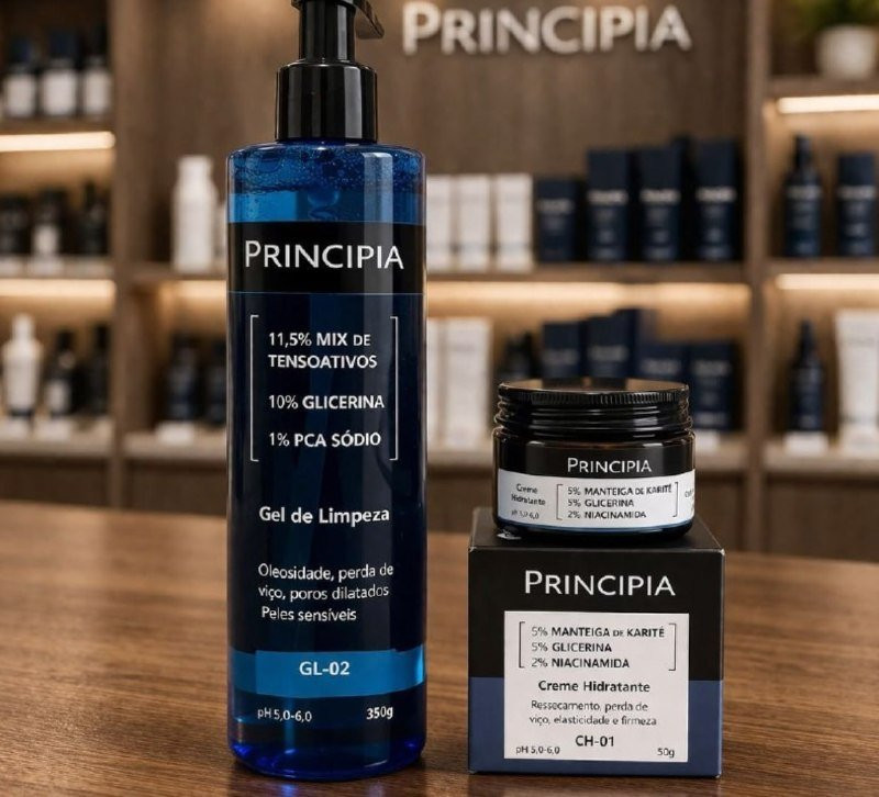 Principia Kit Limpeza E Hidratação Todo Tipo De Pele