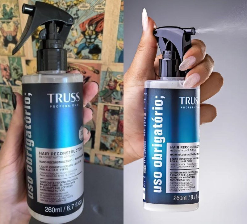💇 Spray Truss Reconstrutor Capilar Uso Obrigatório 260ml