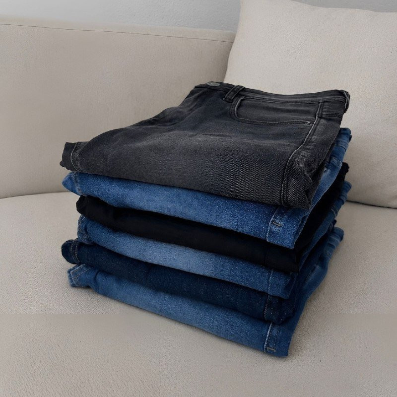 Kit com 3 Calças Jeans Skinny Tradicional
