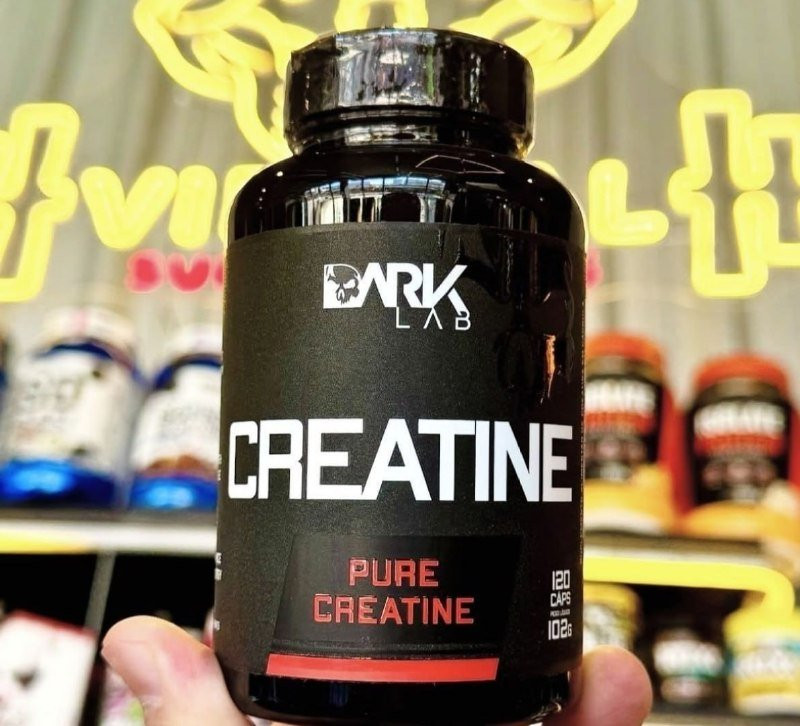 Creatina Dark Lab Premium em cápsula de 120 un
