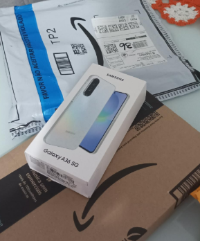 Celular Samsung Galaxy A36 5G 128GB Branco