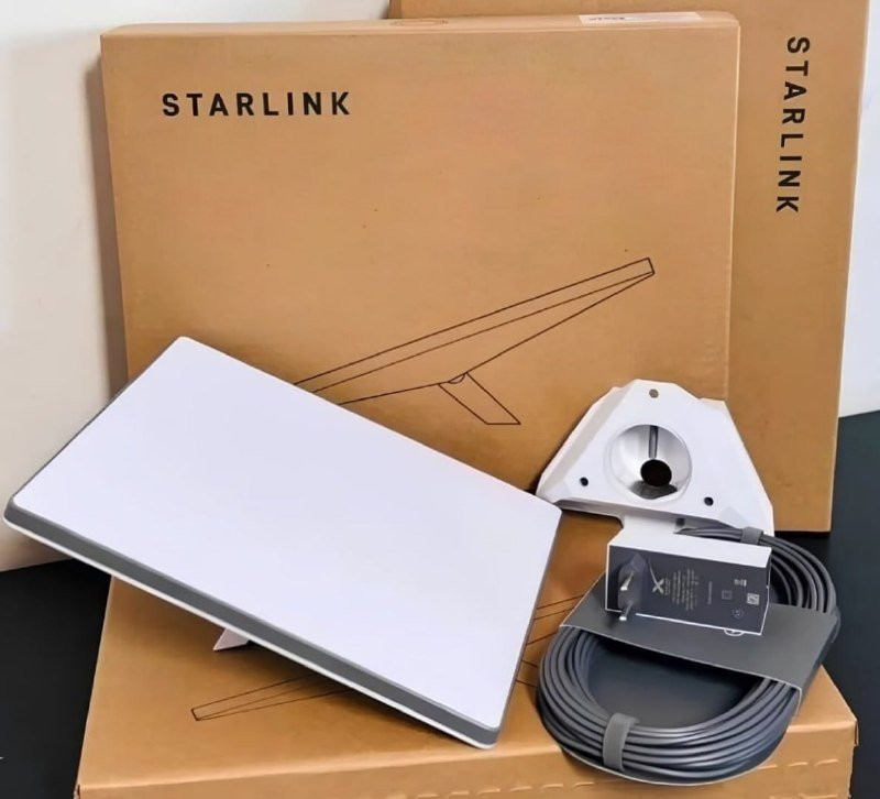 Antena de Internet via Satélite Kit Starlink Mini
