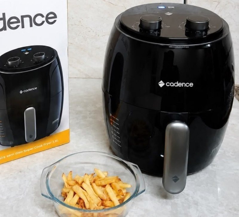Fritadeira Sem Óleo Super Cook Fryer 3,8L Cadence