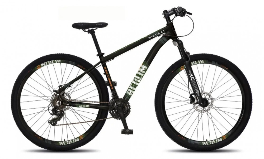 Bicicleta Colli Berlim Aro 29 Disco 21v Preto Verde