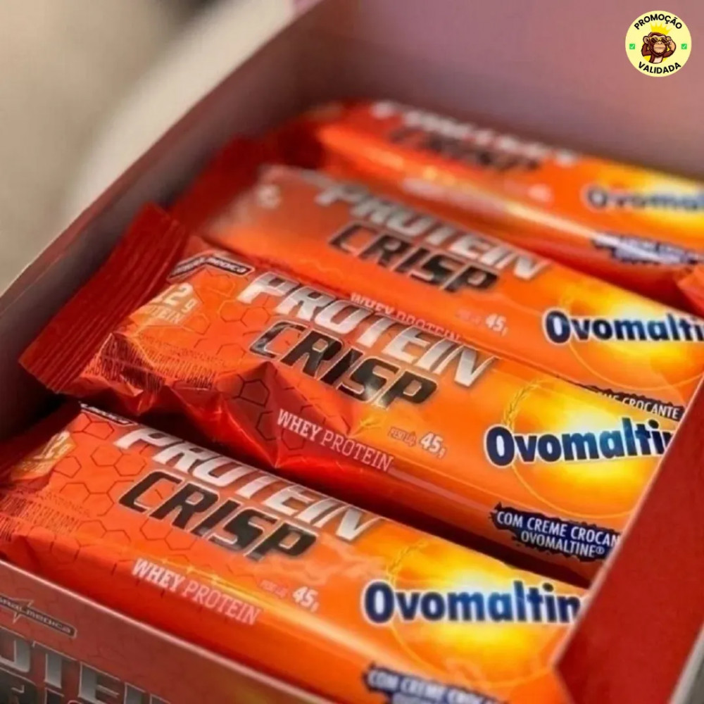 Barra de Proteina Crisp Bar Ovomaltine Integralmedica