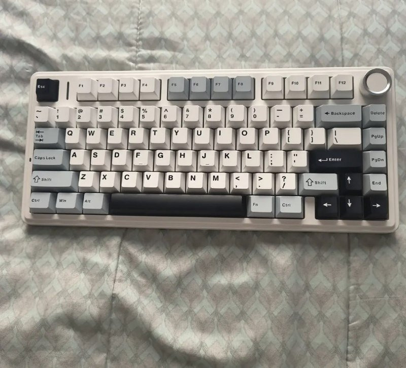 Teclado Mecânico Aula F75 Sem Fio com RGB