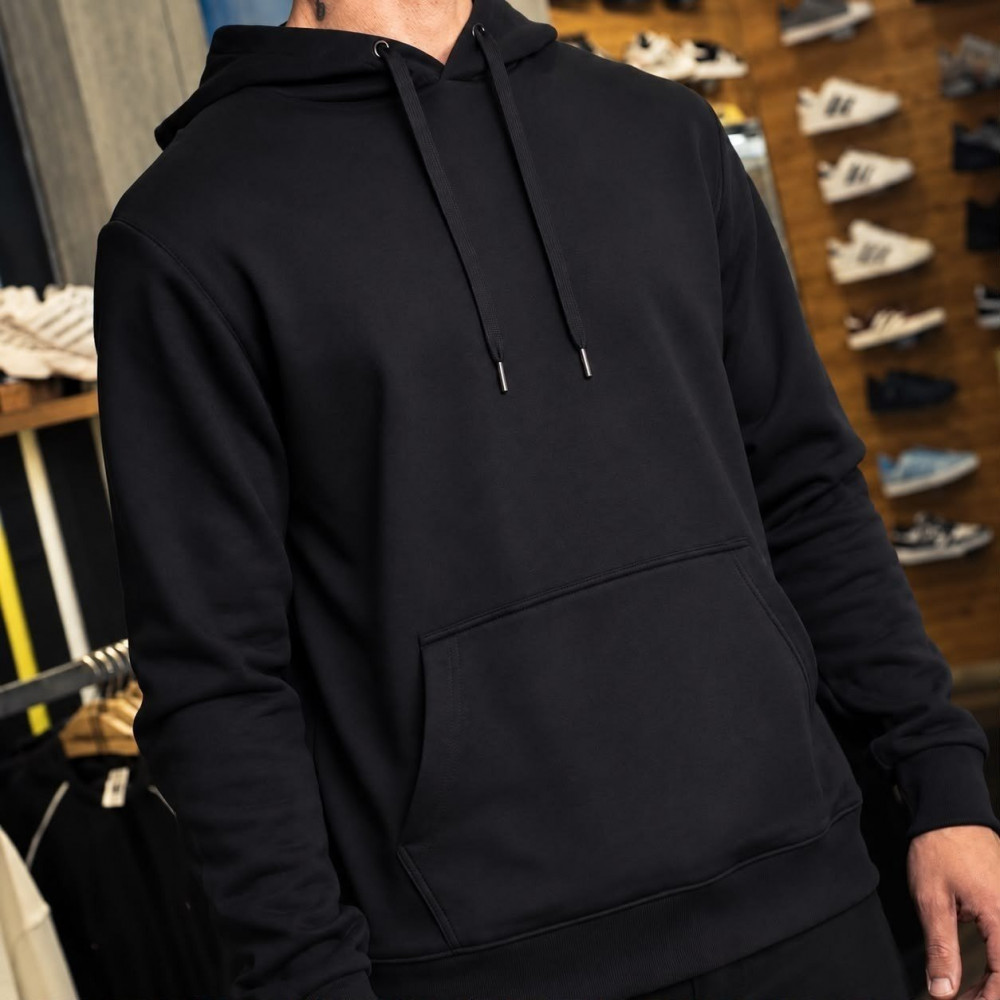 Blusa Moletom Canguru Básico Premium GG Preto