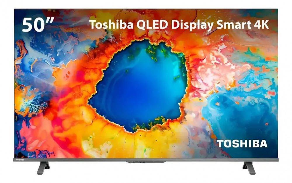 TV QLED 55 4K Toshiba 55C450NS GoogleTV