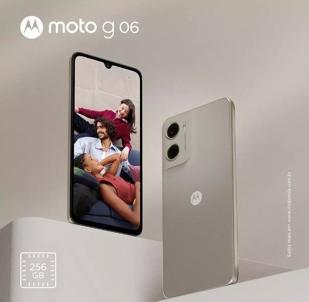 Smartphone Motorola Moto G06 256GB 4GB RAM 50MP