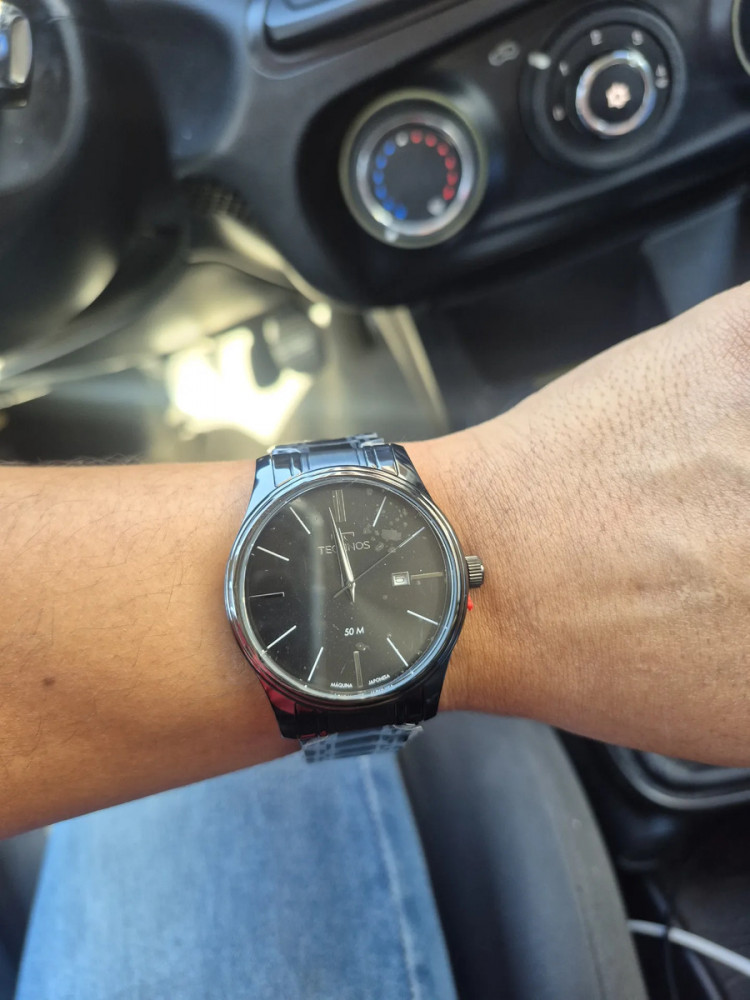 Relógio Technos Masculino Quartzo Grafite