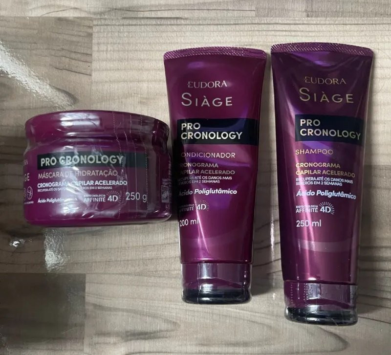 Eudora Siàge Pro Cronology Kit (Shampoo, Condicionador e Máscara)