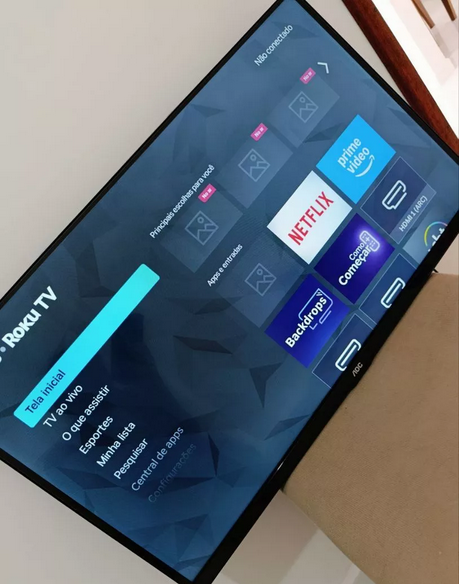 Smart TV AOC DLED 32 Wi-Fi Roku Quad Core