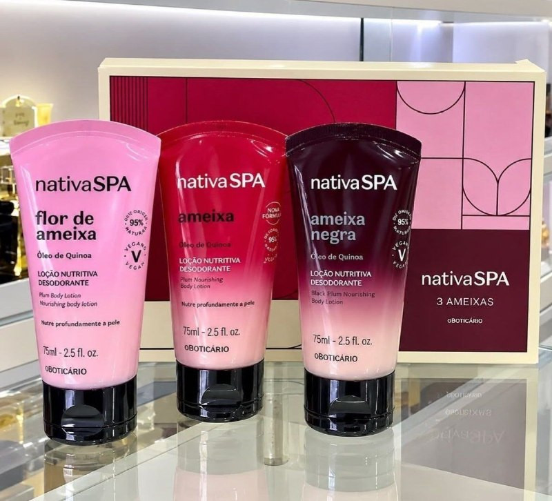 Mini Kit Presente Nativa Spa Ameixa Boticário