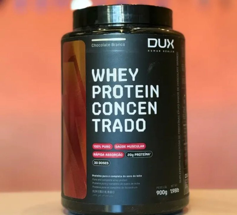 Whey Protein Concentrado Dux Nutrition 900g Chocolate