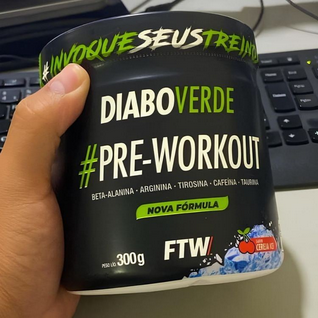 Pré-Treino Diabo Verde Cereja Ice 300g