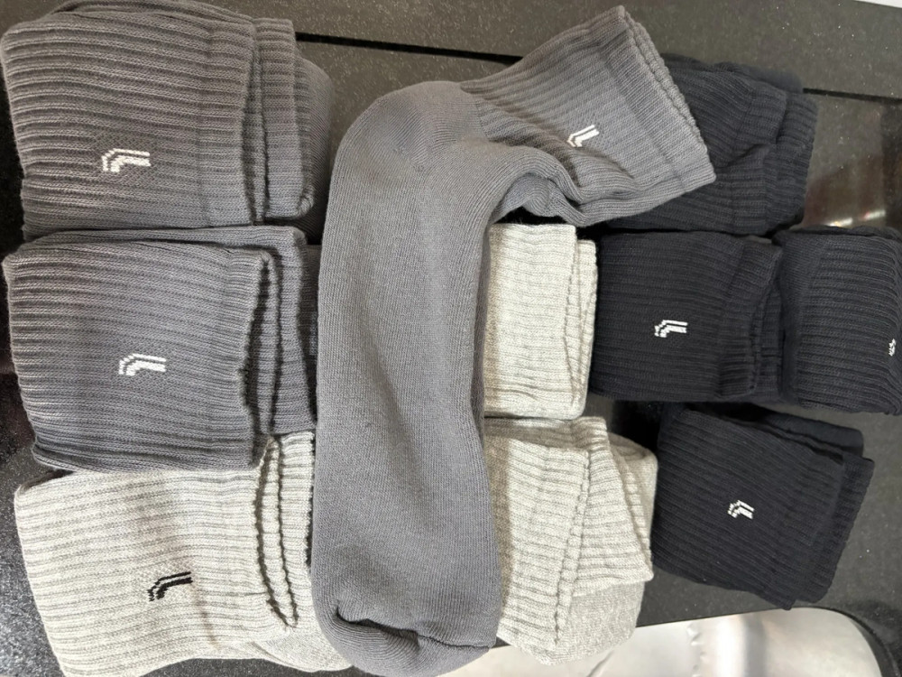 Kit 10 Pares Meia Lupo Masculina Cano Médio