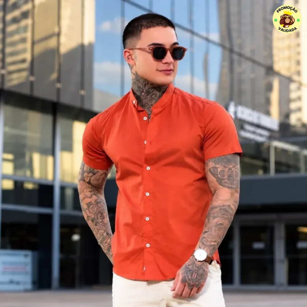 PARTIU VILLA MIXCamisa Gola Padre Manga Curta 4 cores