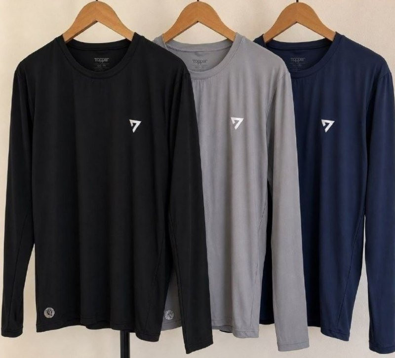Kit 3 Camisetas Térmicas UV50