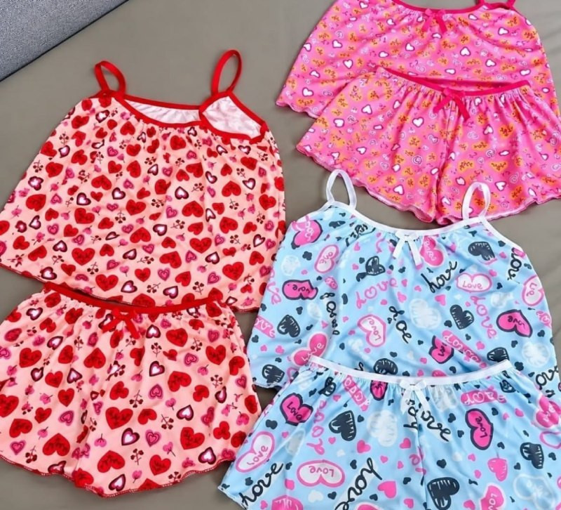 Kit 3 Baby Doll Conjunto