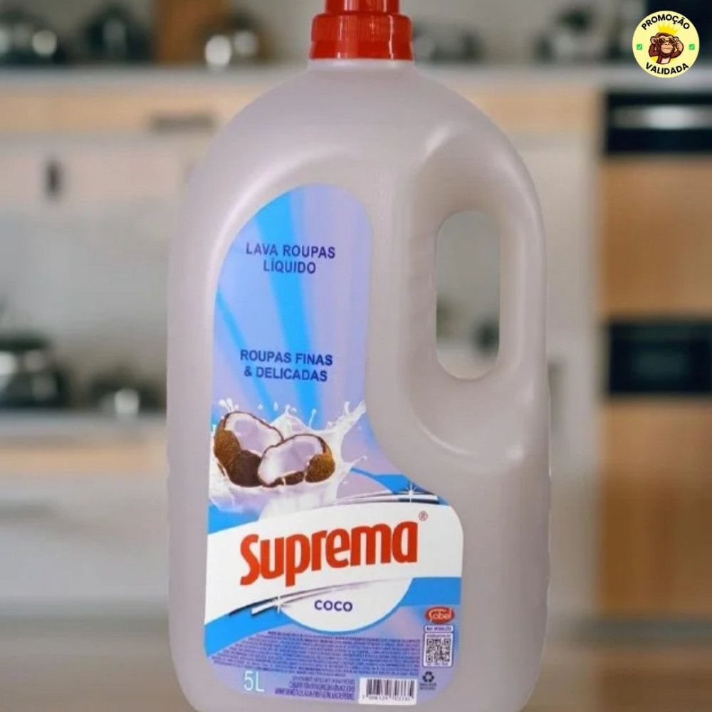 Suprema Lava Roupas Coco 5L