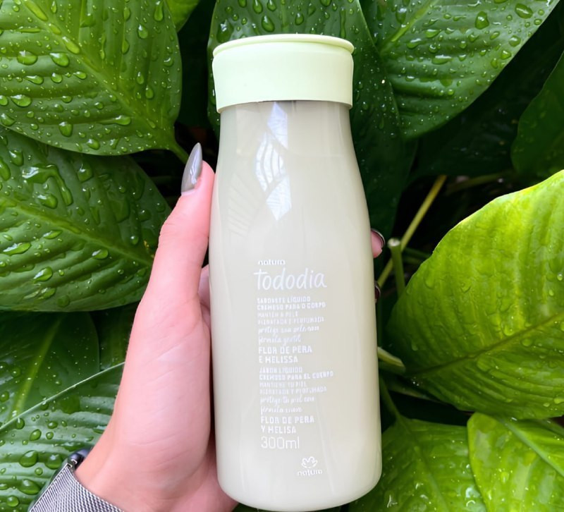 Sabonete Líquido Cremoso para o Corpo Tododia Flor de Pera e Melissa 300ml