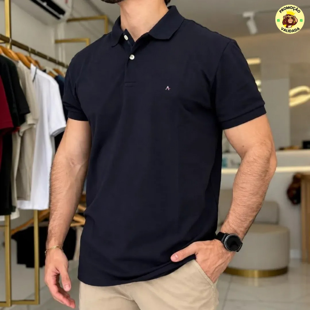 Camiseta Polo Aramis Piquet Lisa