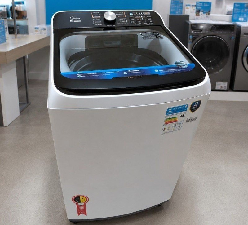 Máquina de Lavar Roupas 15kg Midea Wave Agitator