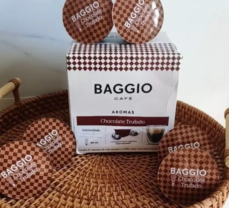 Baggio Café Chocolate Trufado Compatível com Nespresso 10 Cápsulas