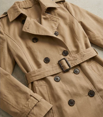 Casaco Feminino Sobretudo Trench Longo Chic