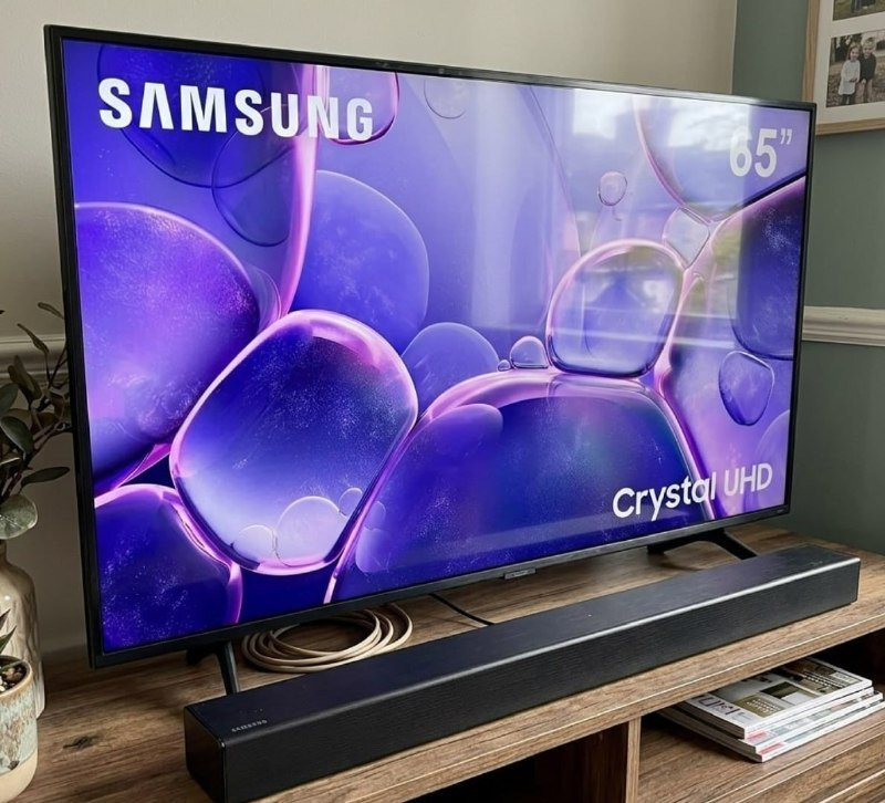 📺 Smart TV Samsung 65 4K Crystal UHD + Soundbar Samsung HW-B400F