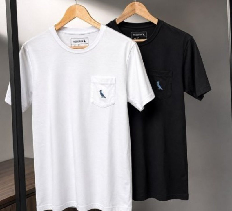 Kit 2 Camisetas Bolso Pica-pau Xadrez Reserva
