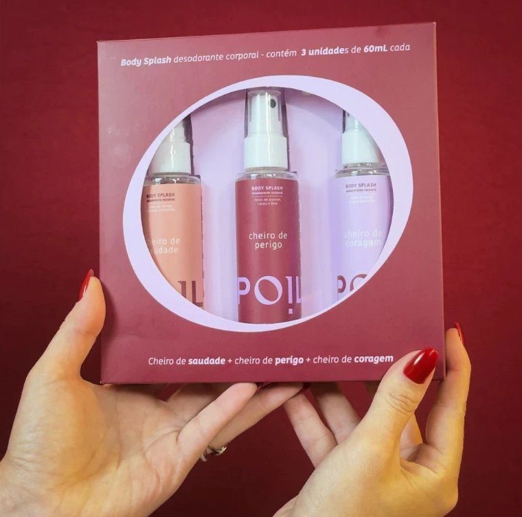 Kit 3 Mini Body Splashes Femininos 60ml