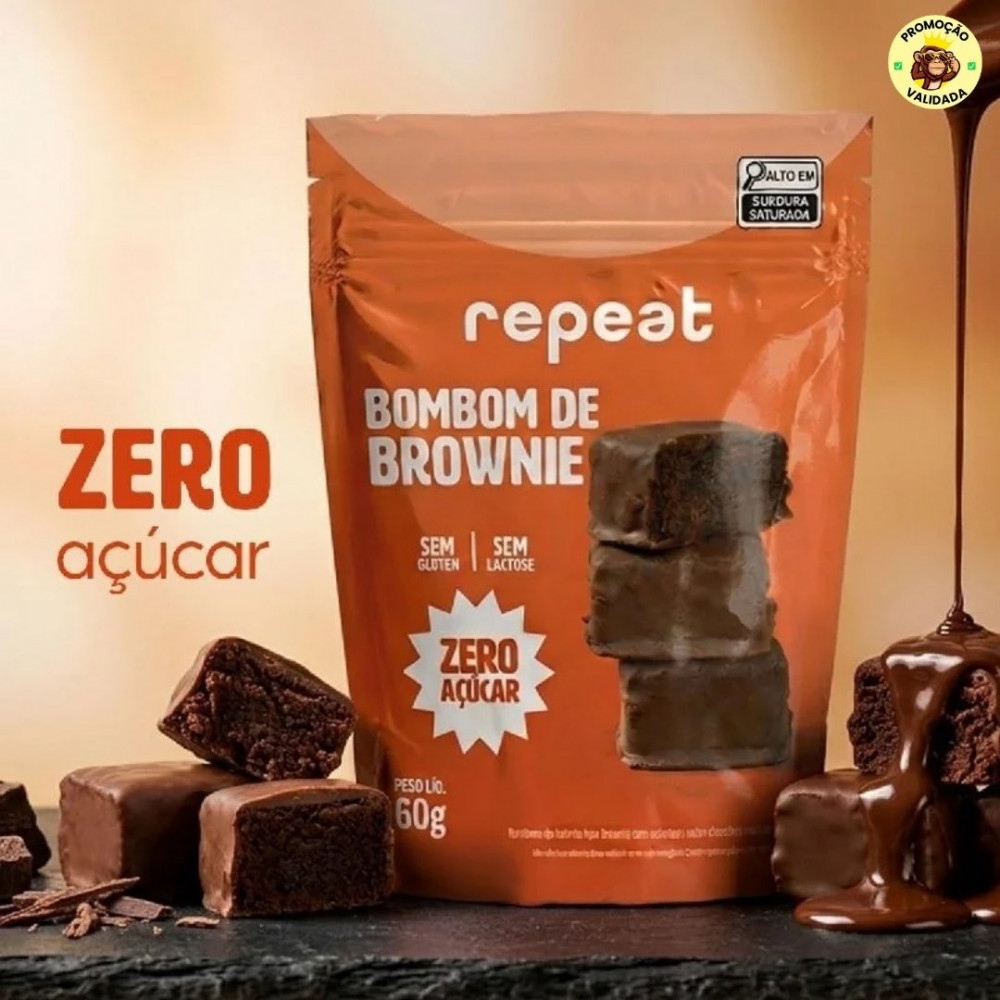 Bombom de Brownie Meio Amargo Fit 60g
