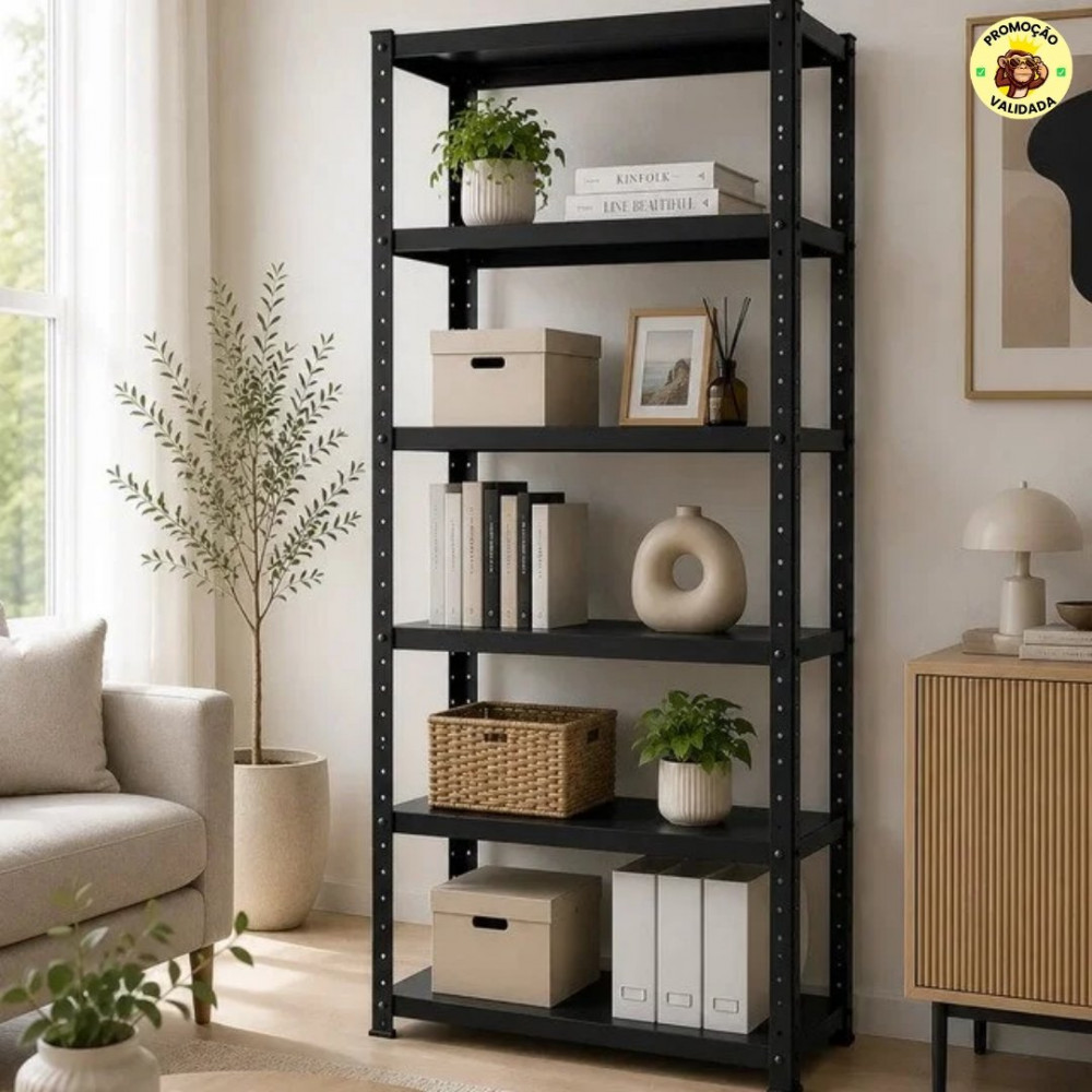 Estante Armário De Aço 6 Bandejas 60cm