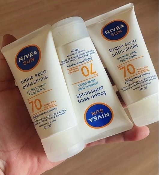 Kit Nivea Sun Protetor Solar Facial FPS 70 40ml