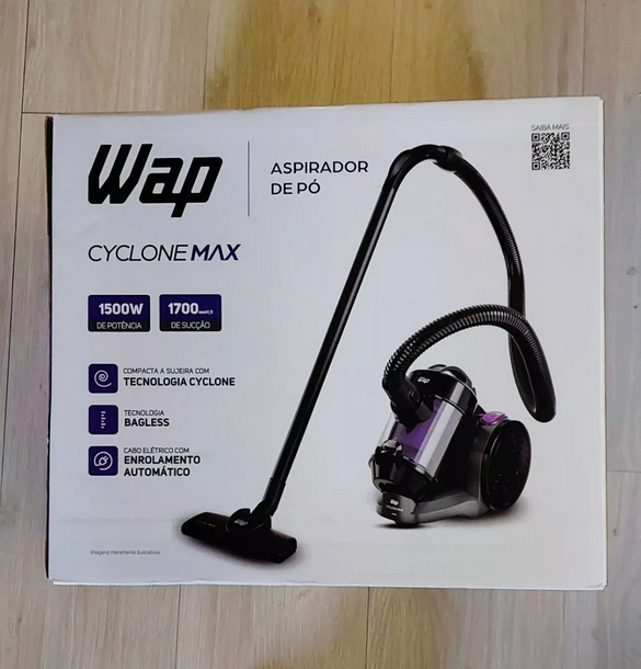 Wap Cyclone Max 1500W 2,5L Cabo Automático