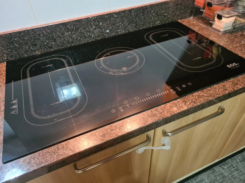 Cooktop Indução 5 Bocas EOS 90cm 9500W Preto