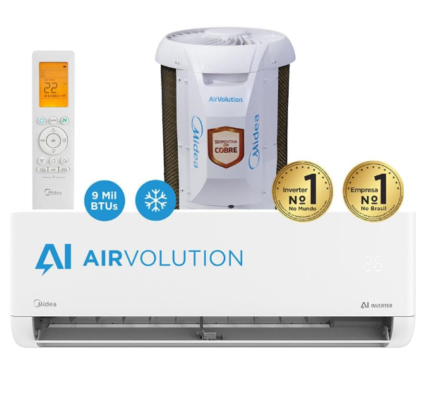 Ar-Condicionado Split 9.000 BTUs Frio Midea