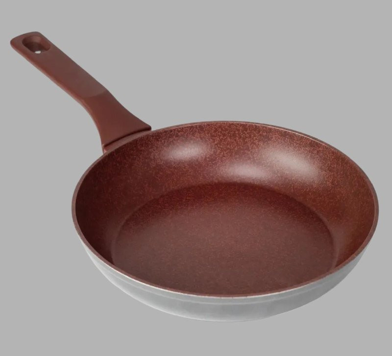 Frigideira 24cm Indução Antiaderente Kosmos Vermelha - Oikos