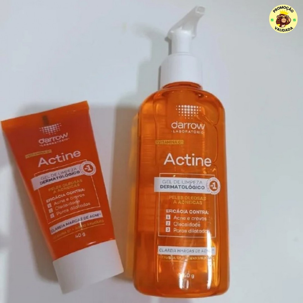 Kit Gel de Limpeza Facial Actine