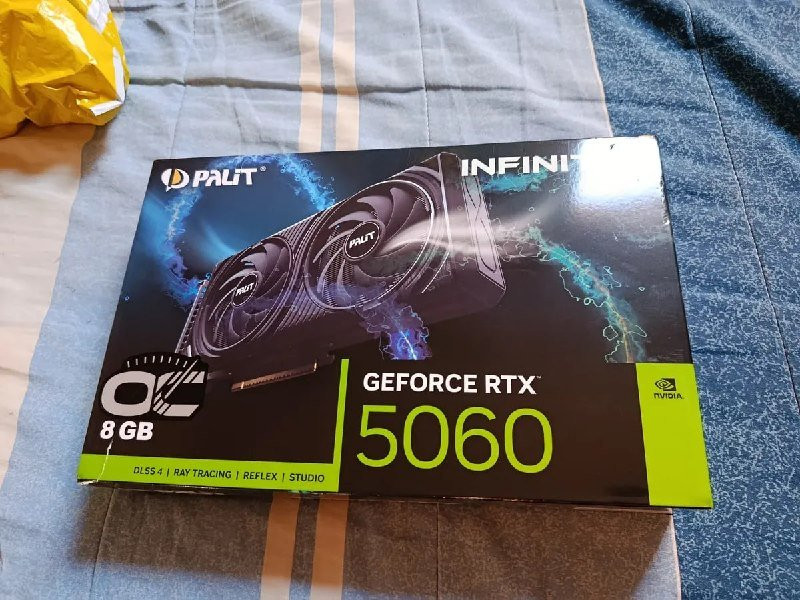 Placa de Video Nvidia RTX 5060 8GB GDDR7 Palit Infinity 2 OC