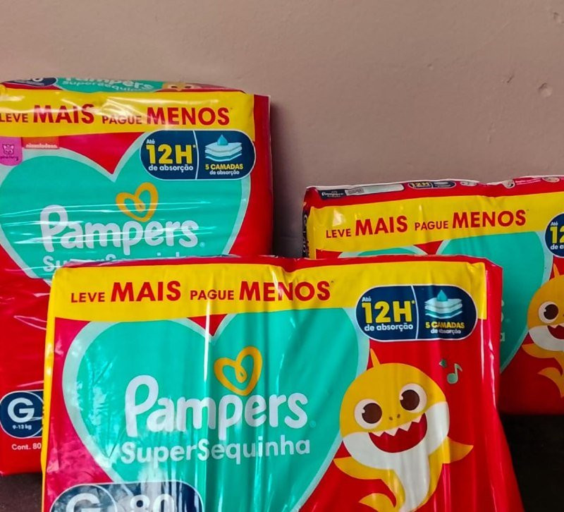 Fralda Pampers Supersequinha Tamanho G 80 Unidades