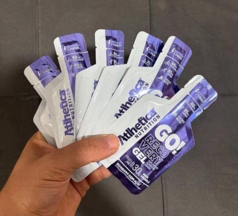 ⚡ Go Energy Gel (10 Sachês) - Sabor Guaraná e Açai, Atlhetica Nutrition