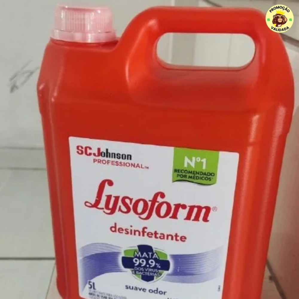 Lysoform Original, Desinfetante Líquido, Limpeza Casa