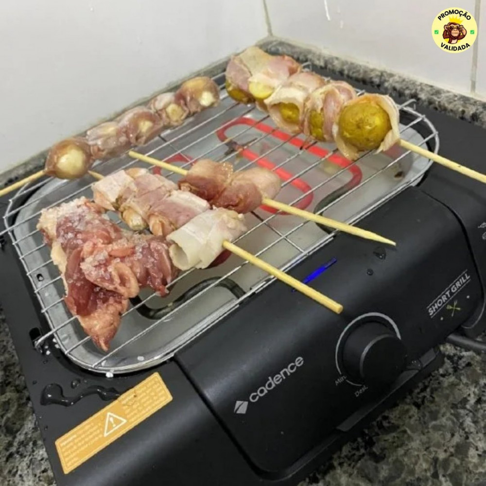Churrasqueira Elétrica Cadence Short Grill