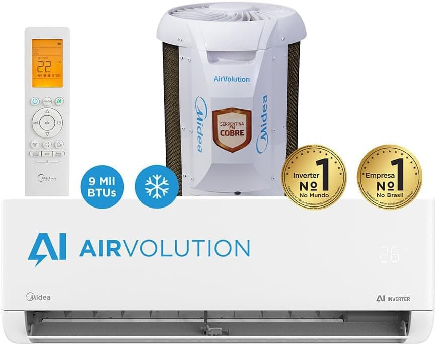 Ar-Condicionado Split 9.000 BTUs Frio Midea