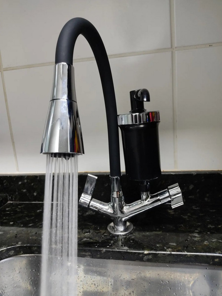 Torneira Gourmet Filtro Flexível Preta Cozinha