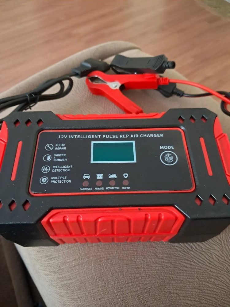 Carregador Bateria 12V Carro Moto Caminhão