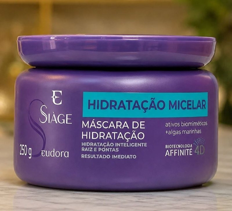 Eudora Siàge Hidratação Micelar Máscara Capilar 250g